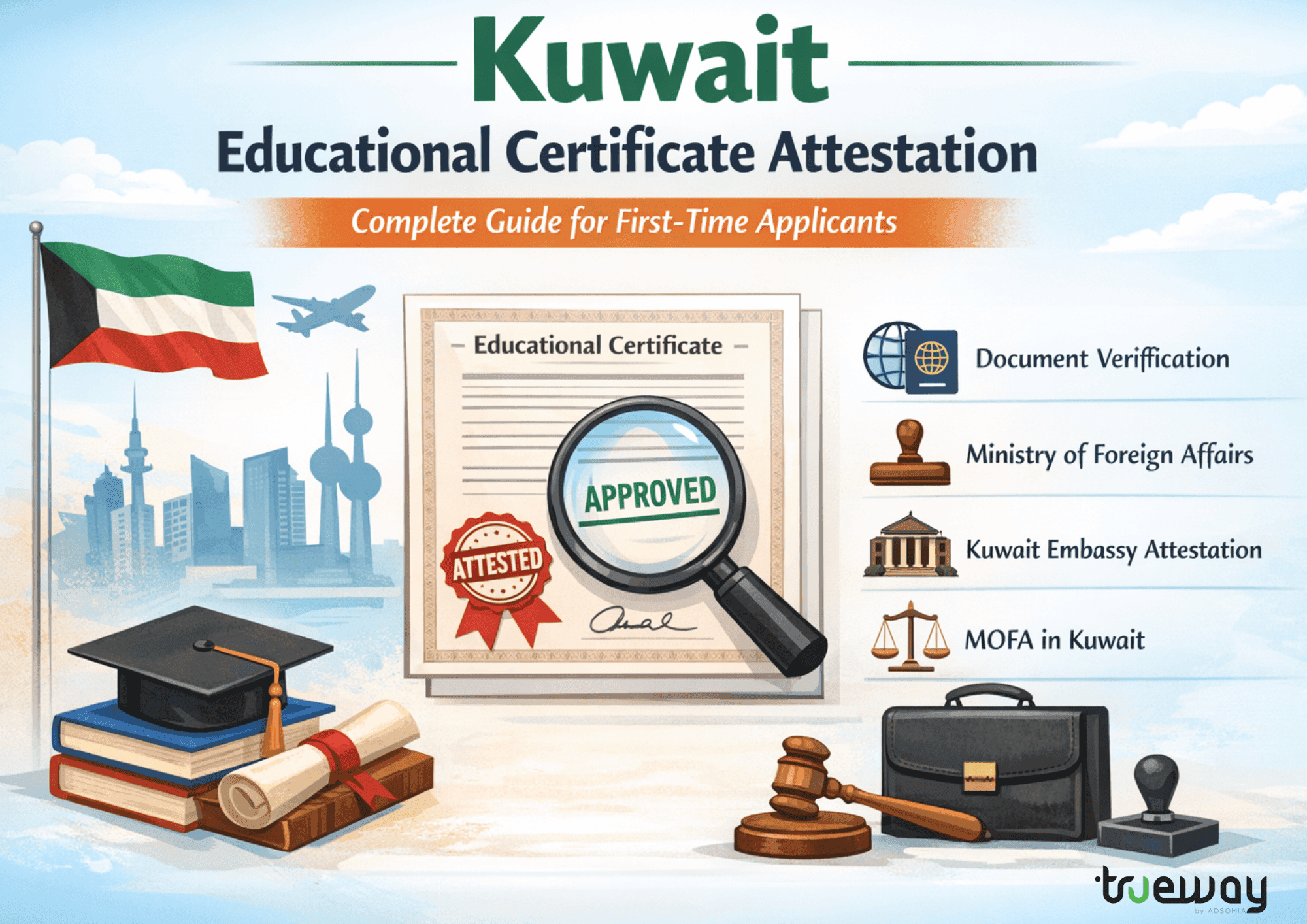 Kuwait Educational Certificate Attestation – Complete Guide for First-Time Applicants